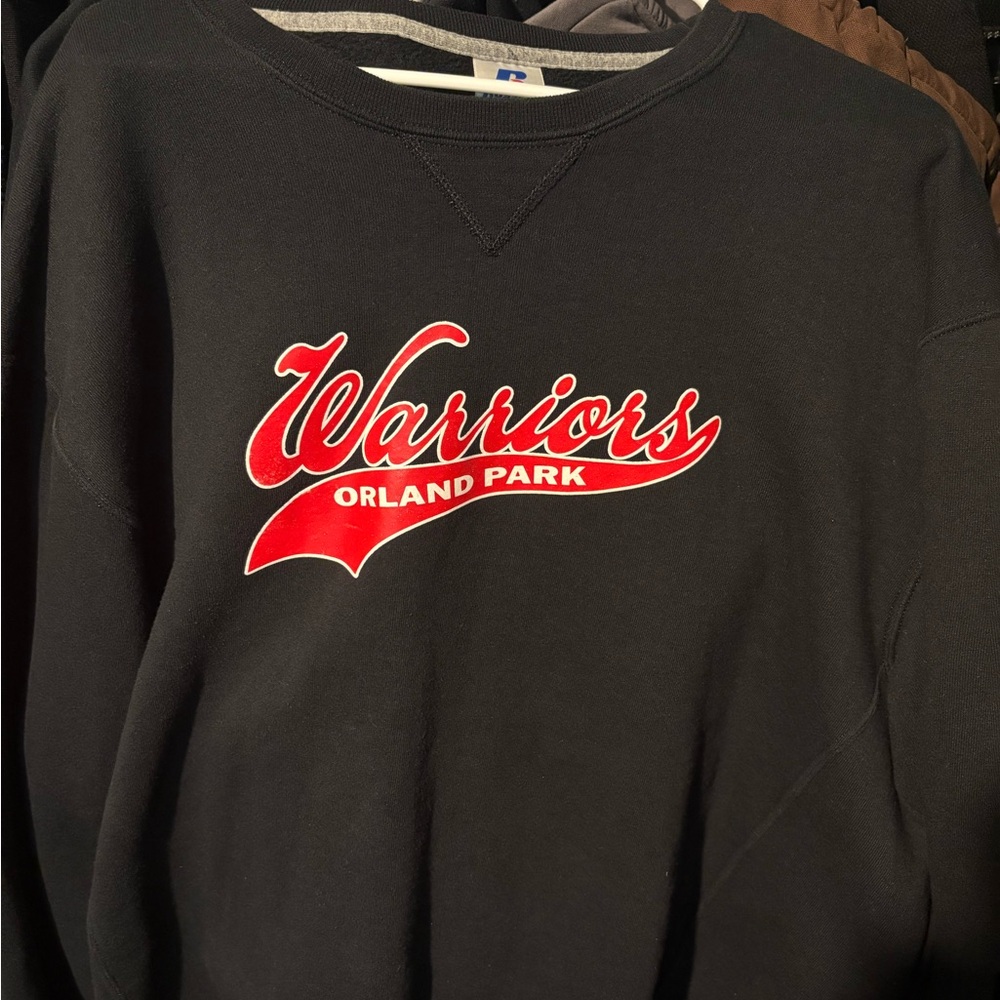 Russell Athletic Black Crewneck Sweater